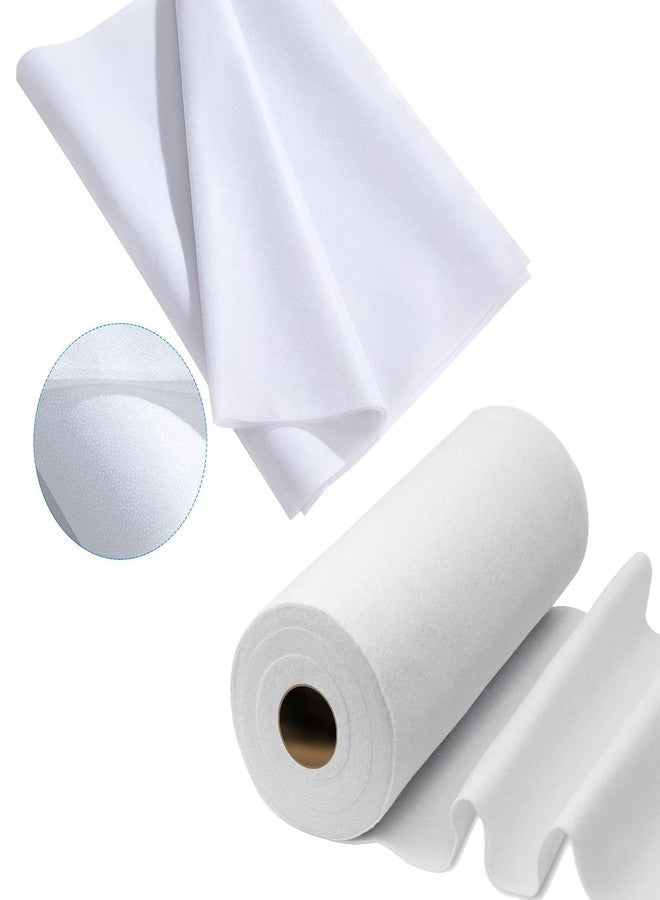 Jainsons Soft Fusible Interfacing Microdot Non Woven for Collar Pasting, Tailoring, Finishing Necklines 100 Meter (WHITE) - Image 1